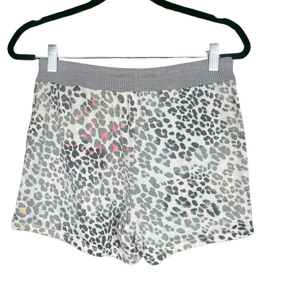 Secret Treasures Animal Leopard Print Sleep Shorts Soft Sz Small 4/6 White - Picture 5 of 8
